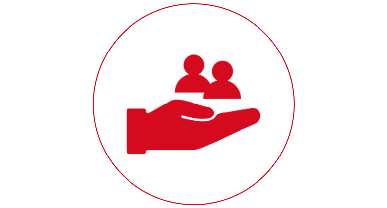 Icon für faire Arbeitsbedingungen