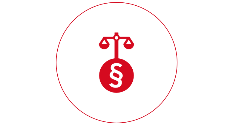 Icon für die Einhaltung arbeitsbezogener Rechte