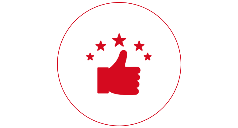 Icon für Mitarbeiterzufriedenheit